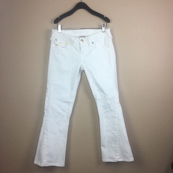 True Religion Jeans True Religion Gold Sequinned Pocket Jeans